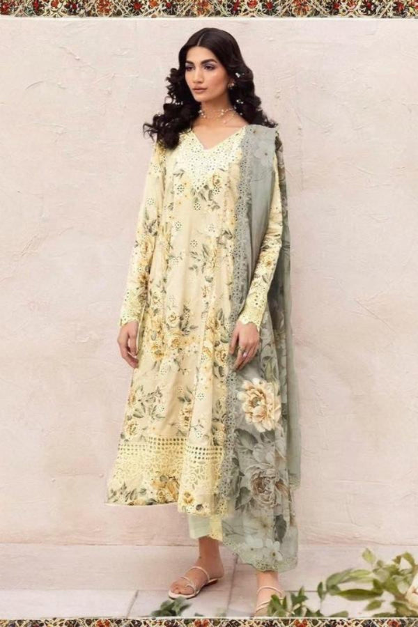 3 Piece Ready To Wear Stitched Lawn Suit