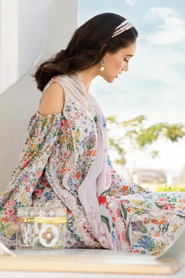 3 Piece Stitched Lawn - Ready To Wear