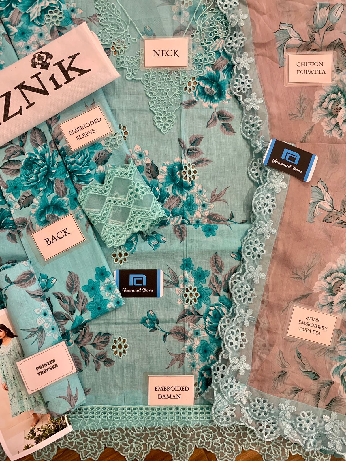 3 Piece Ready To Wear Stitched Lawn Suit
