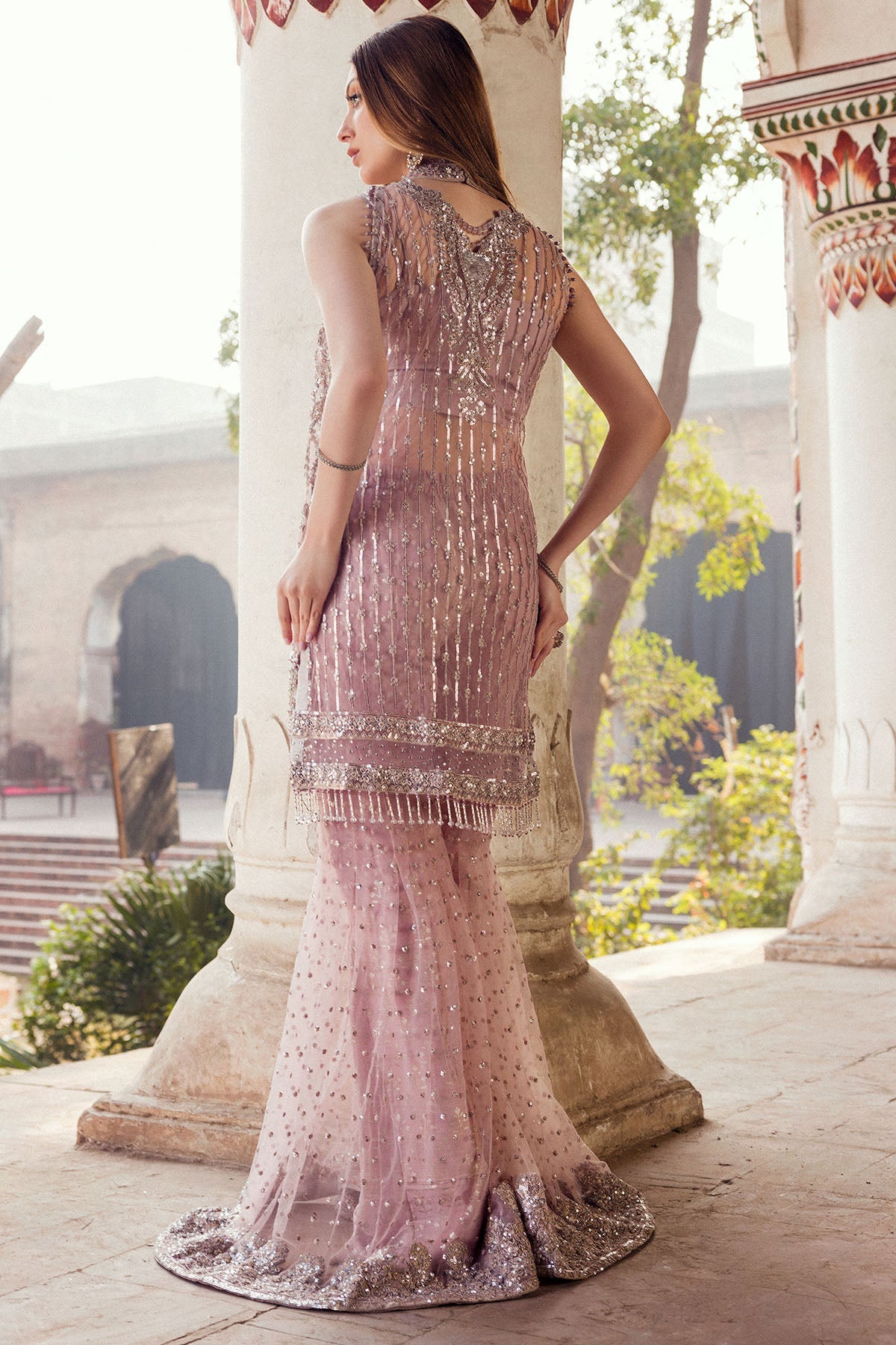 3 Piece Silk Net Ready to Wear