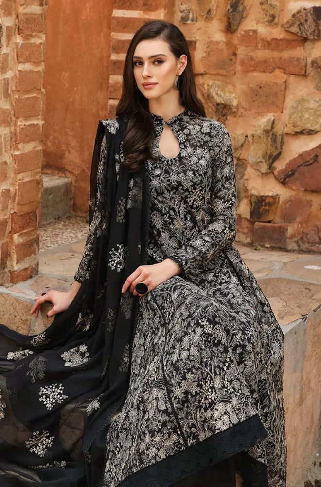 3 Piece Stitched Embroidery Dress - Ready To Wear