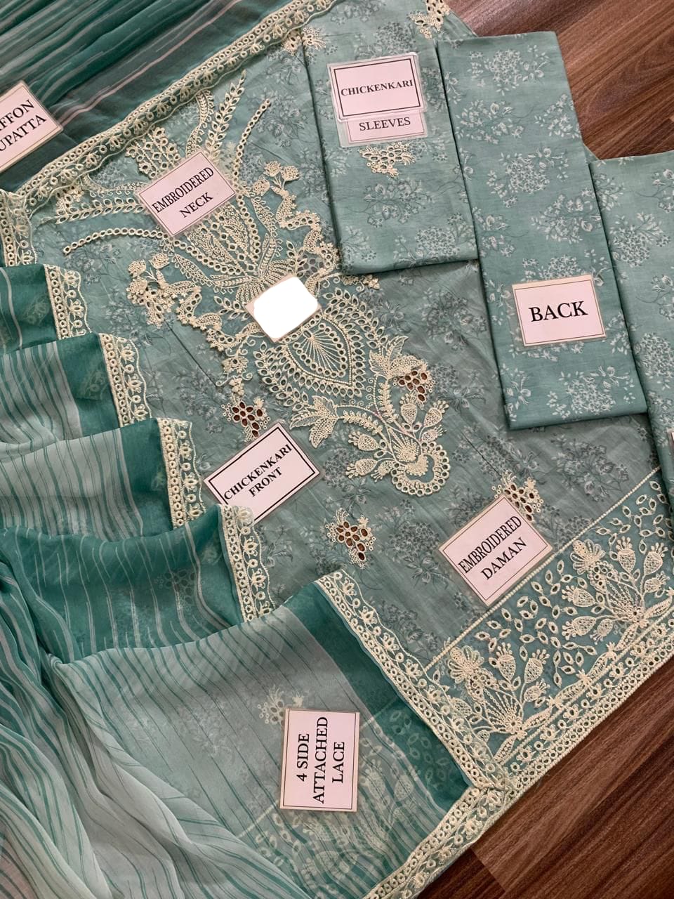 AFROZEH 3-Piece Embroidered Lawn Suit Collection