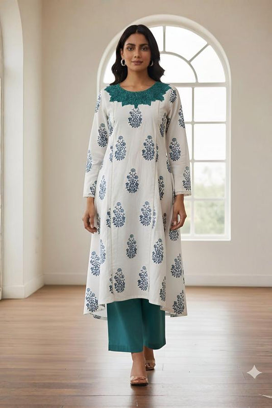 2 Piece Stitched Cord Set - Ready To Wear