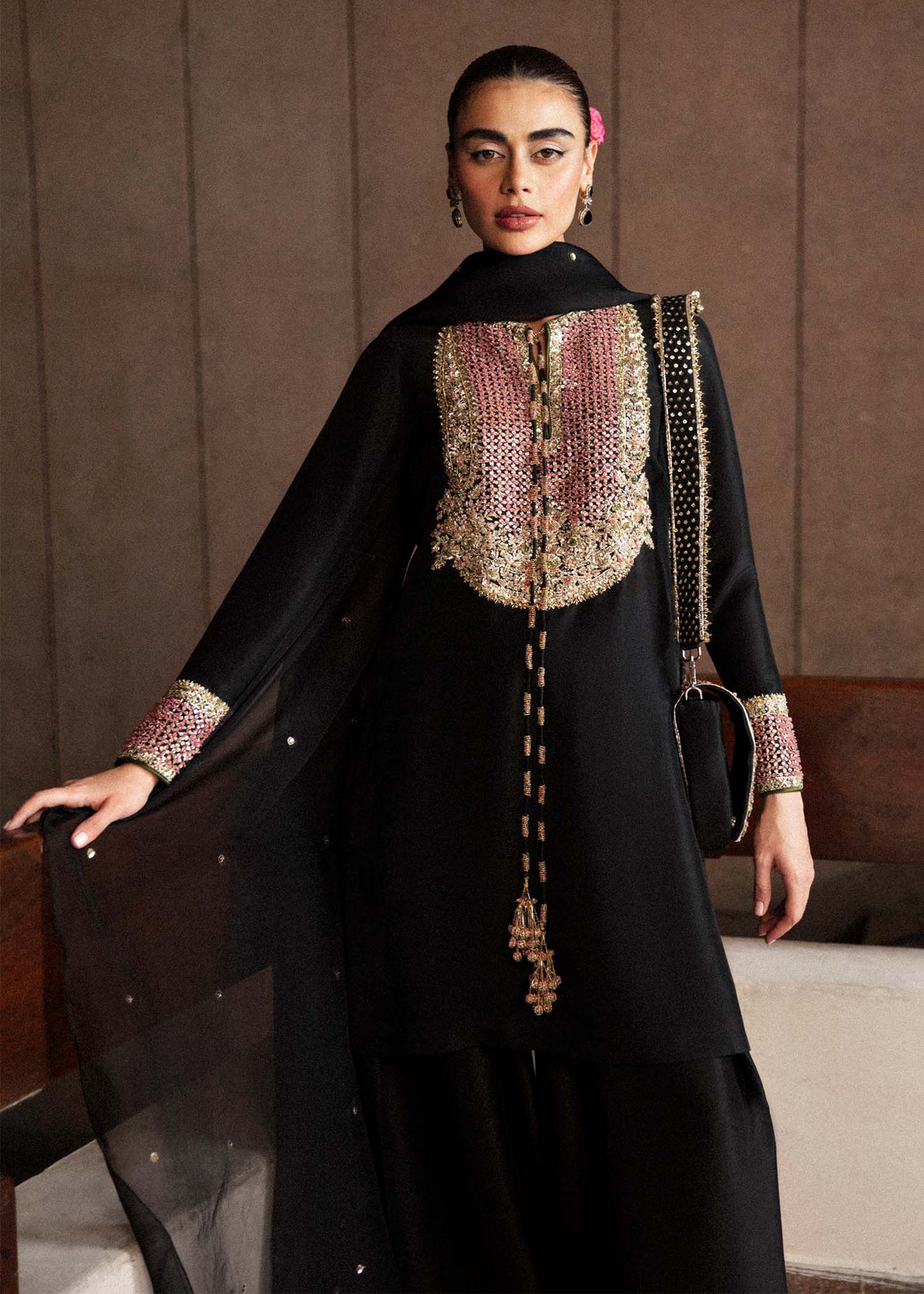2 Piece Silk Fabric Ready to Wear