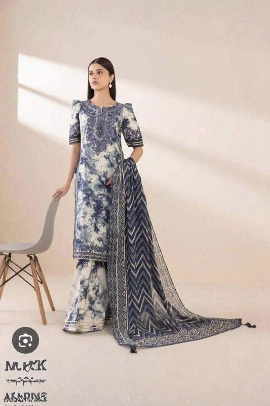 3 Piece - Embroidered Lawn Suit