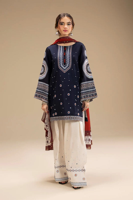 3 Piece Lawn Embroidery Dress