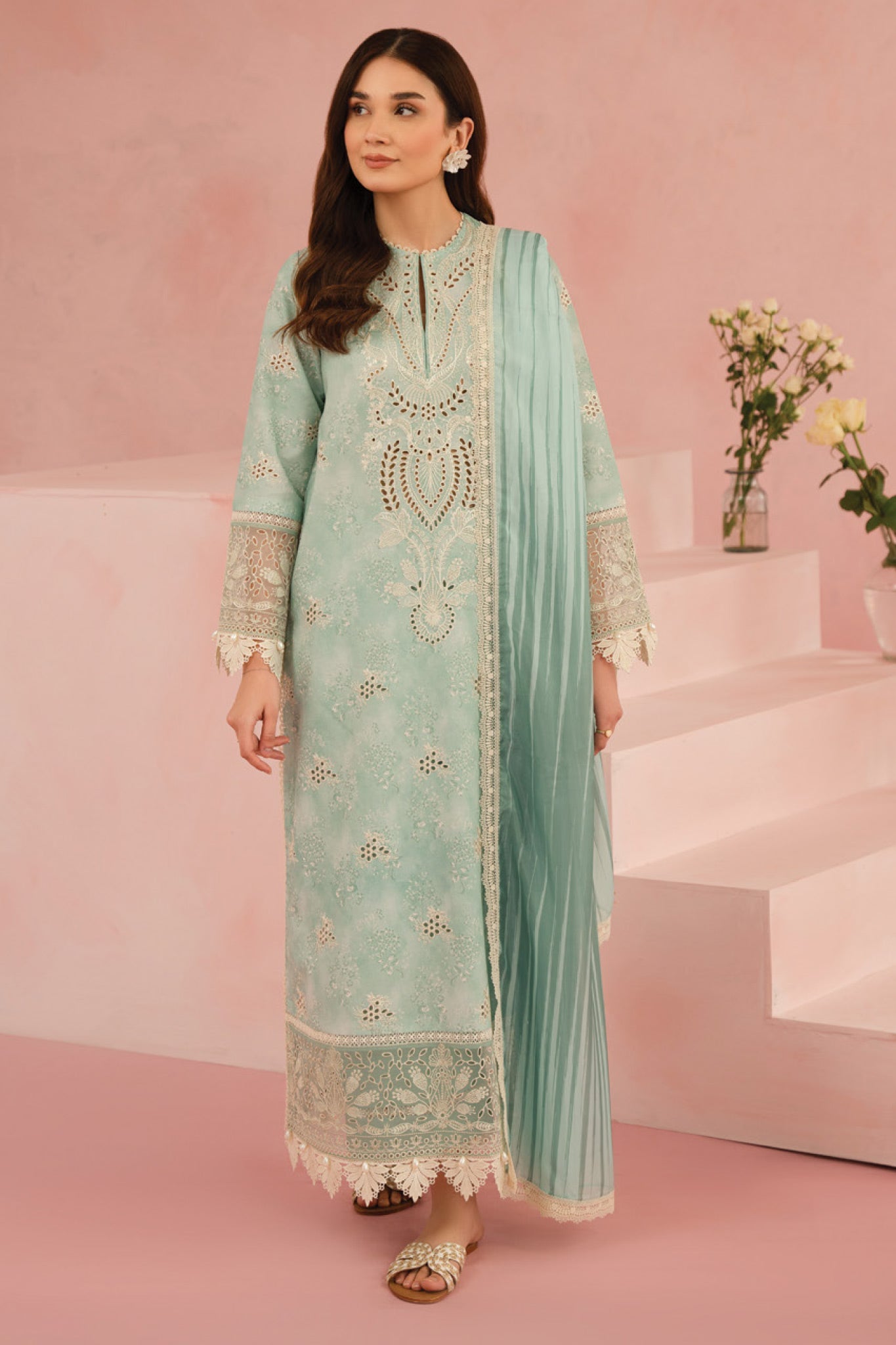 AFROZEH  3-Piece Embroidered Lawn Suit Collection