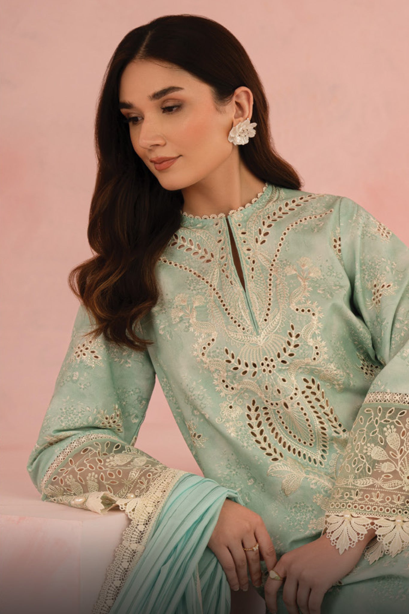 AFROZEH  3-Piece Embroidered Lawn Suit Collection