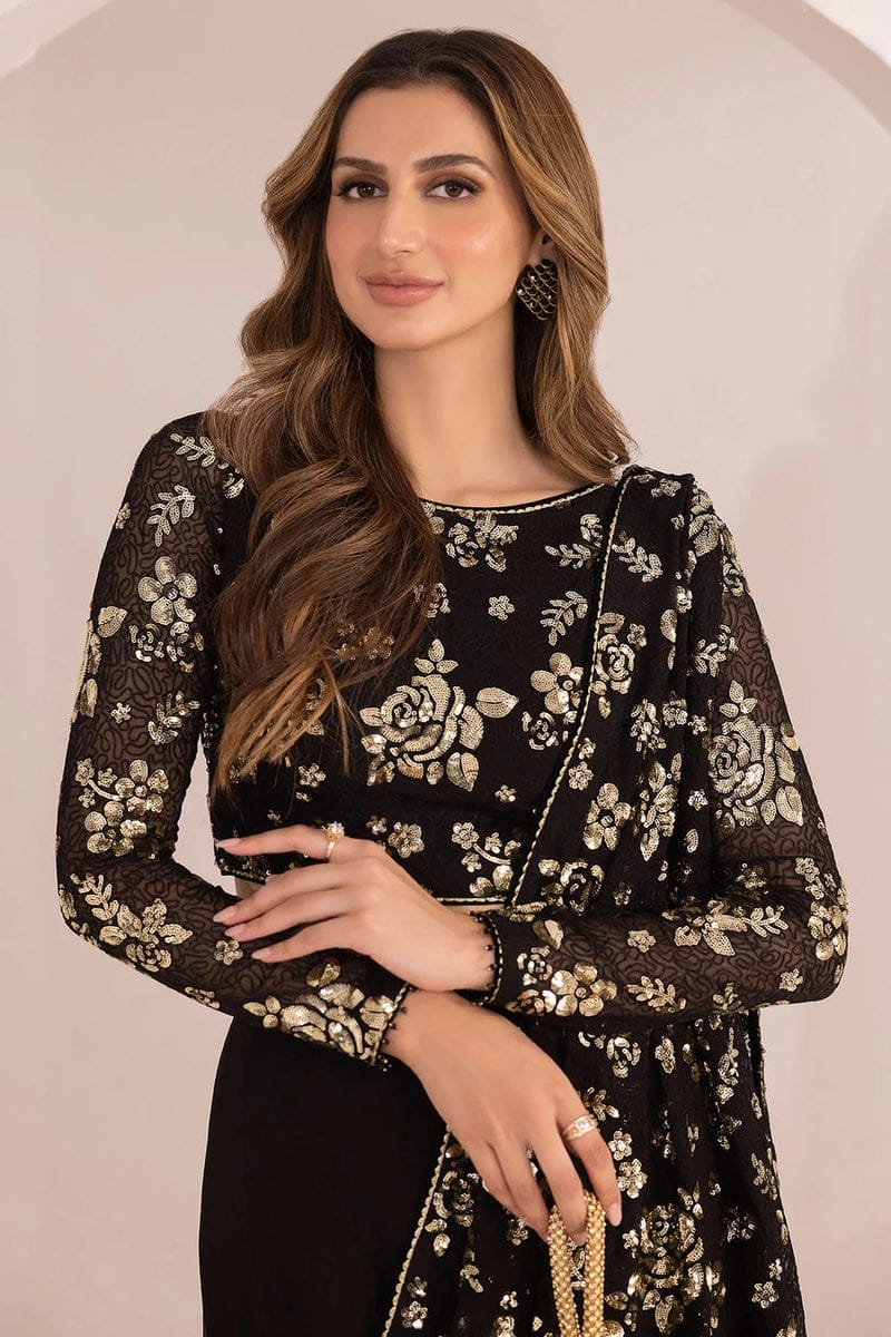 Stitched Chiffon Saare - Ready To Wear