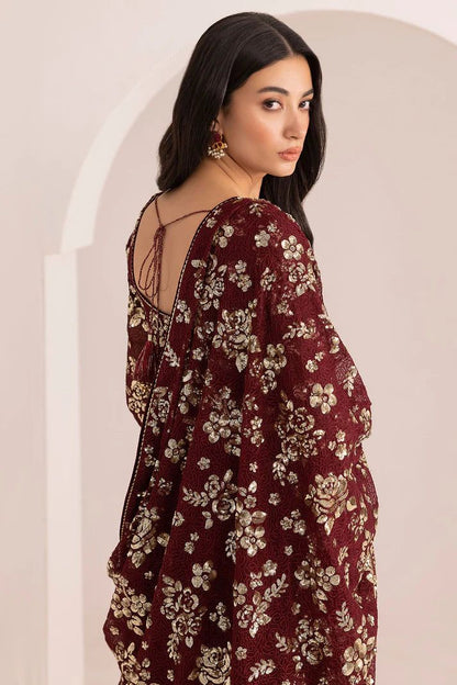 Stitched Chiffon Saare - Ready To Wear