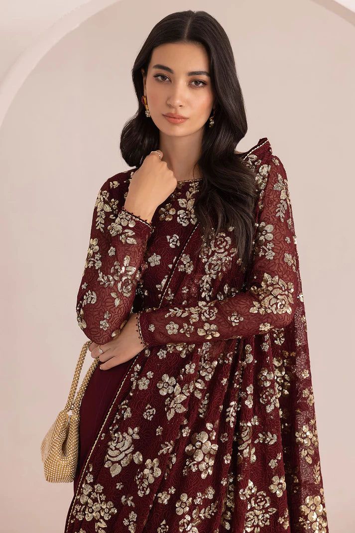 Stitched Chiffon Saare - Ready To Wear