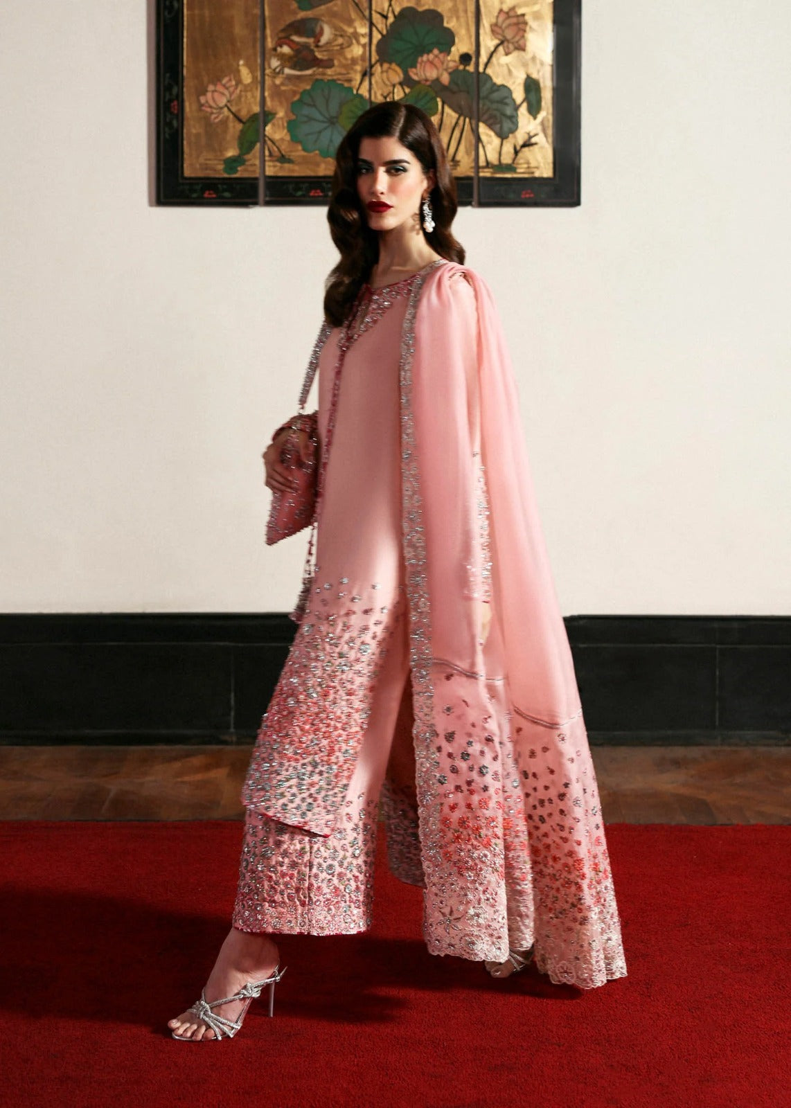 3 Piece Luxury Embroidery Dress - Ready To Wear