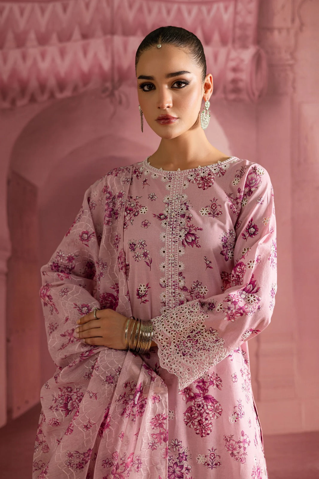 3 Piece Stitched Luxury Formal Dress - Ready To Wear