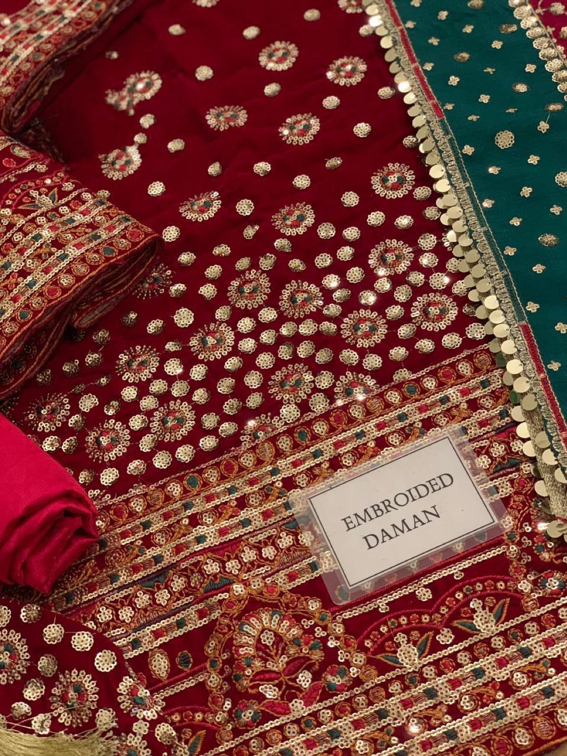 3 Piece Stitched Embroidered Dress - Ready To Wear