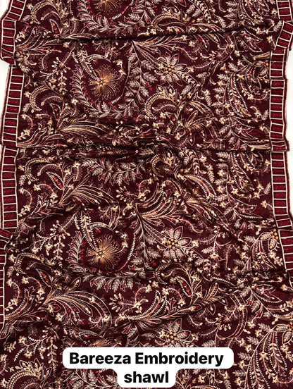 Bareeze Ready To Wear Embroidery Shawl