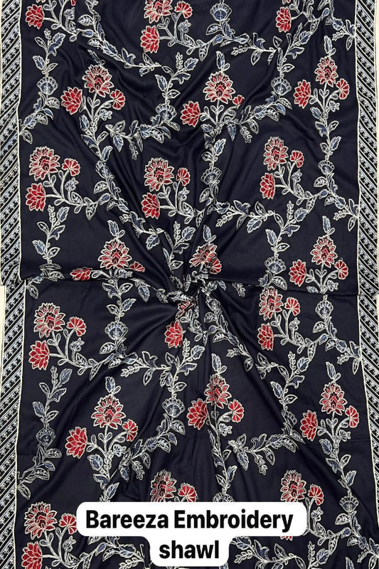 Bareeze Ready To Wear Embroidery Shawl