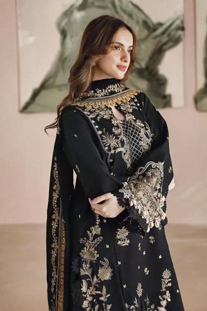 3 Piece Stitched Dhanak Suit - Ready To Wear