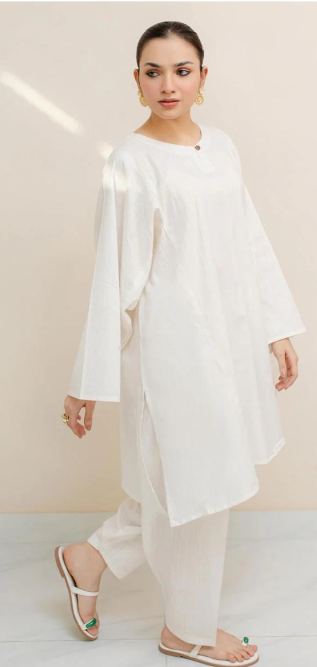 3 Piece Stitched Dress - Ready To Wear