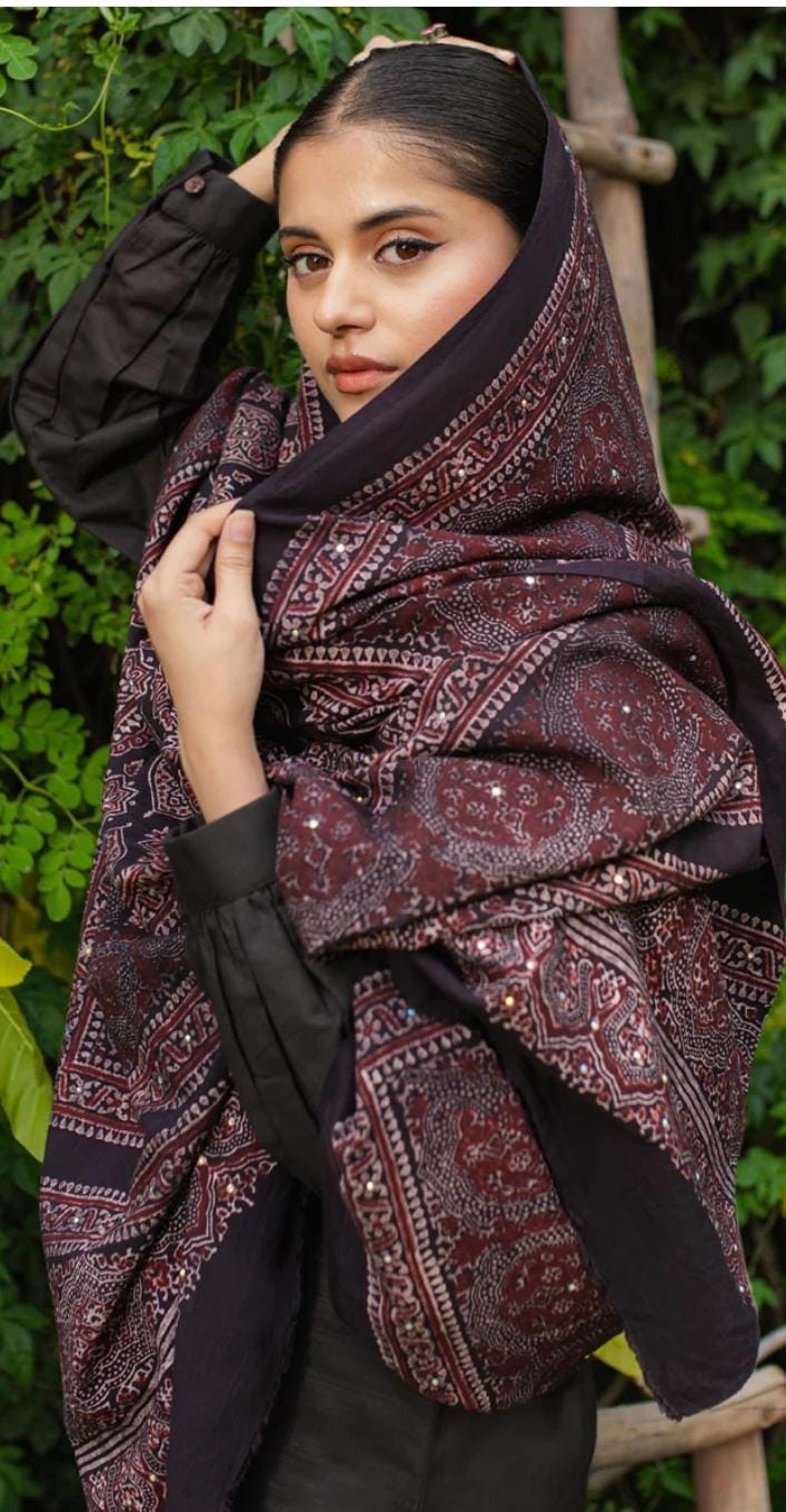 Ajrak Dupatta