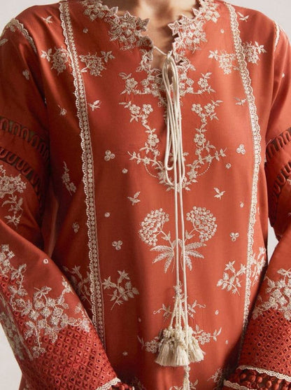 3 Piece Stitched Dress - Ready To Wear