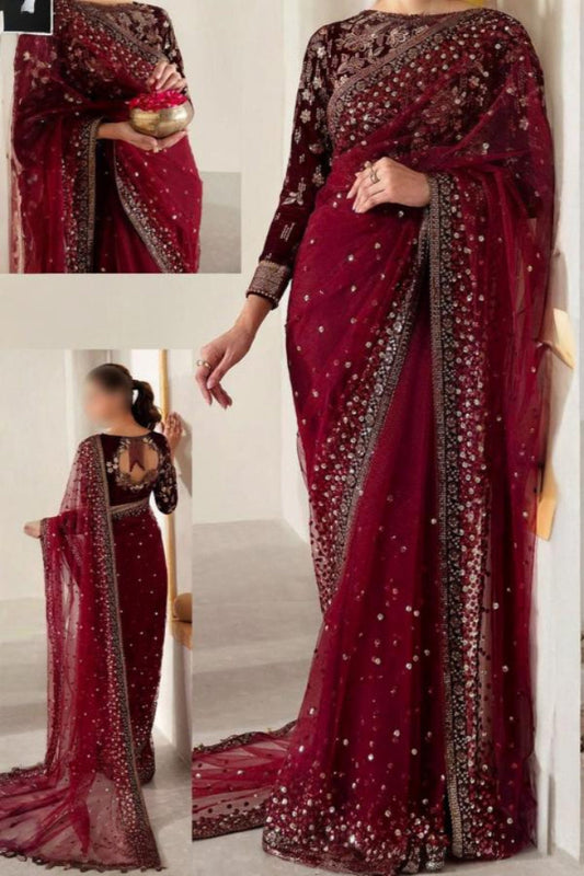 3 Piece Chiffon Saare