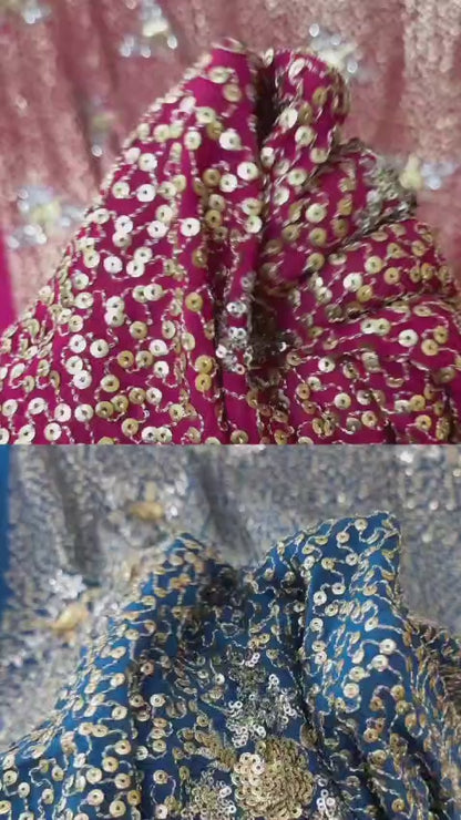 3 Piece Stitched Chiffon Dress - Ready To Wear